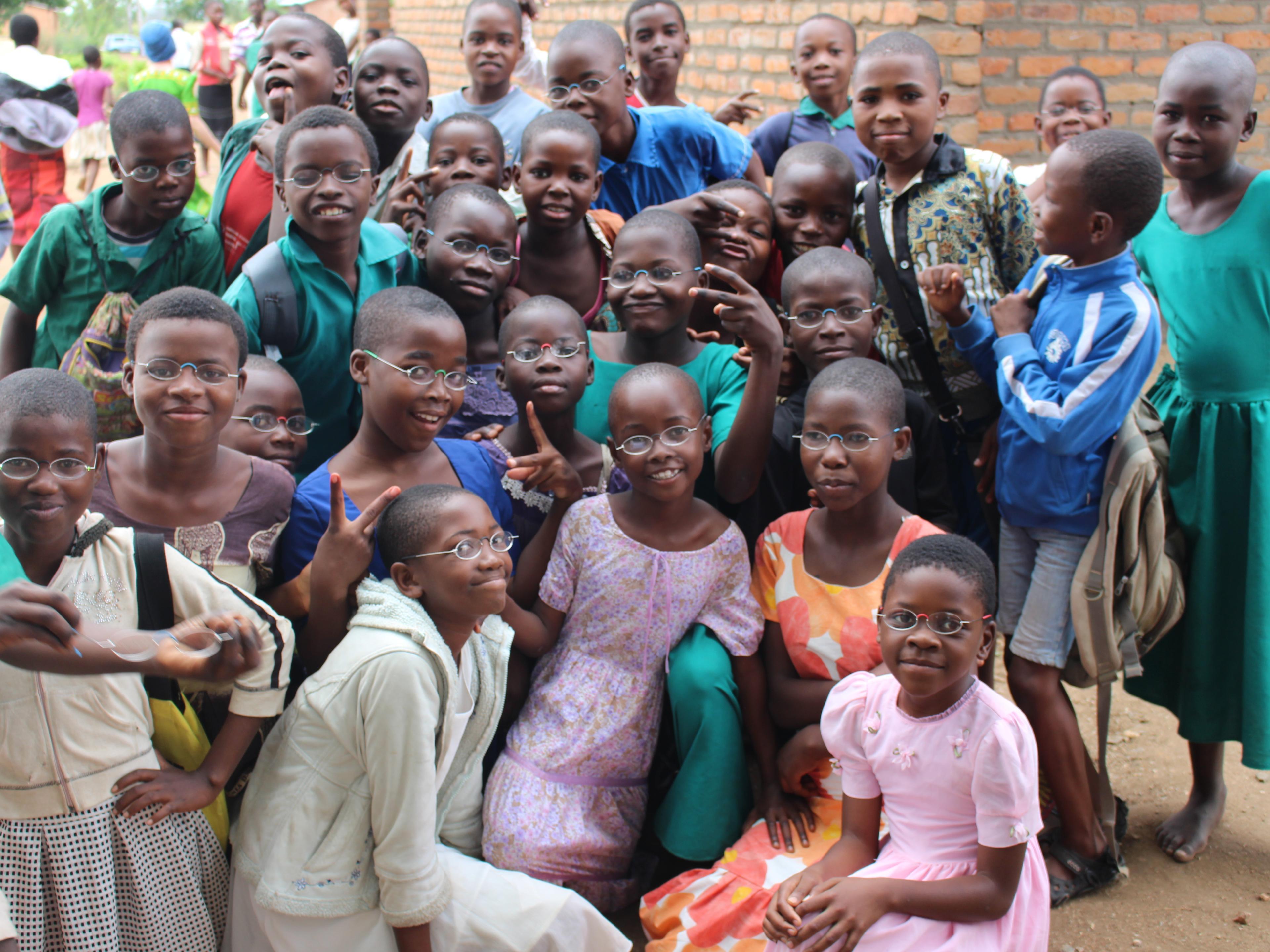 Gruppe von Schülern in Malawi